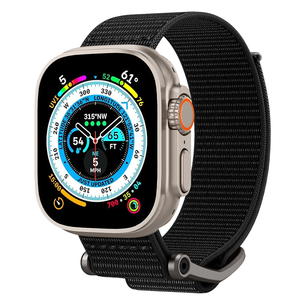 Řemínek Spigen DuraPro Flex pro Apple Watch 49mm / 46mm / 45mm / 44mm Series, černý AMP02465
