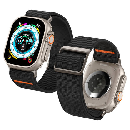Spigen Fit Lite Ultra řemínek pro Apple Watch 49mm / 46mm / 45mm / 44mm / 42mm Series, černý