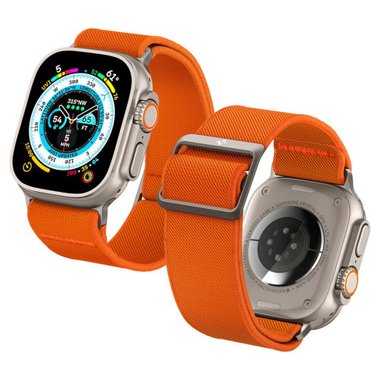 Řemínek Spigen Fit Lite Ultra pro Apple Watch 49mm / 46mm / 45mm / 44mm / 42mm Series, Oranžový