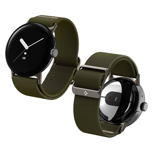 Řemínek Spigen Lite Fit pro Google Pixel Watch 41mm Series, Kaki AMP07608