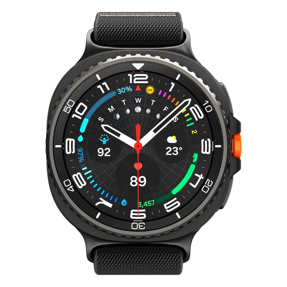 Popruh Spigen Lite Fit pro Samsung Galaxy Watch8 / Watch8 Classic Series, Černý