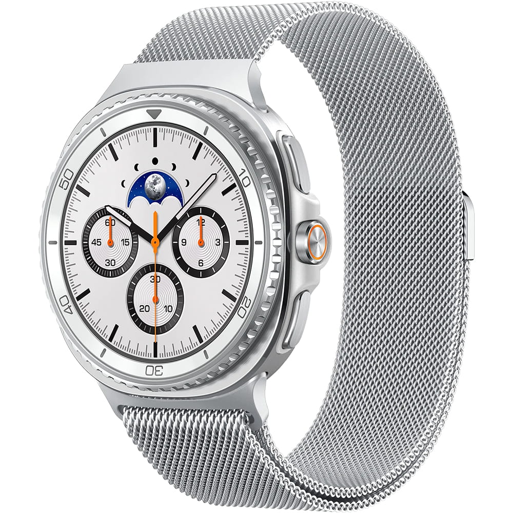 Řemínek Spigen Metal Fit pro Samsung Galaxy Watch9 / Watch8 / Watch8 Classic Series, stříbrný AMP10121