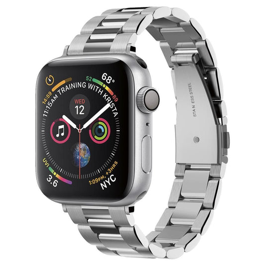 Řemínek Spigen Modern Fit pro Apple Watch 42mm / 41mm / 40mm / 38mm Series, Stříbrný