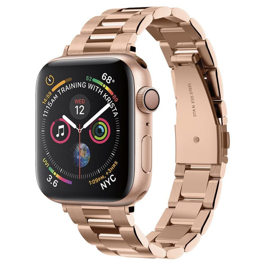 Řemínek Spigen Modern Fit pro Apple Watch 42mm / 41mm / 40mm / 38mm Series, Růžové Zlato
