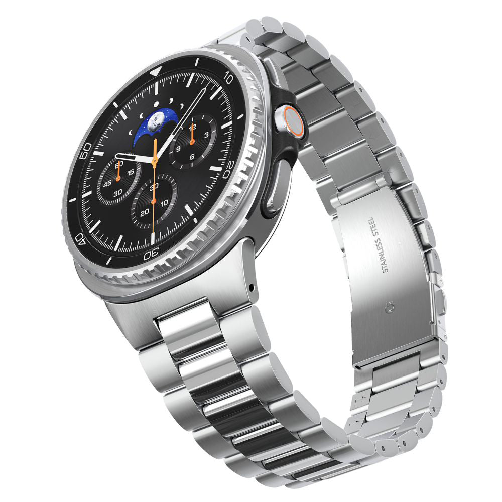 Popruh Spigen Modern Fit pro Samsung Galaxy Watch8 / Watch8 Classic Series, Stříbrný