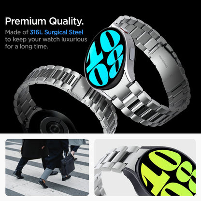 Popruh Spigen Modern Fit pro Samsung Galaxy Watch6 44mm, Stříbrný.