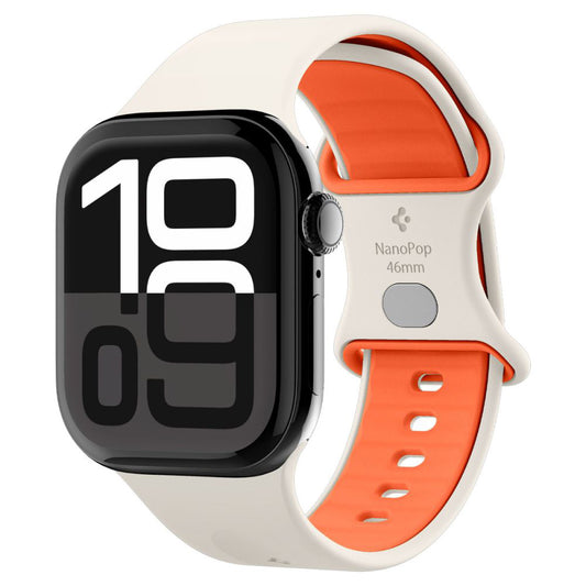 Popruh Spigen Nano Pop pro Apple Watch 42mm / 41mm / 40mm / 38mm Series, béžový