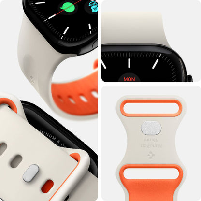 Popruh Spigen Nano Pop pro Apple Watch 42mm / 41mm / 40mm / 38mm Series, béžový