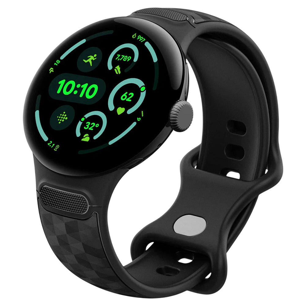 Řemínek Spigen Parallax pro Google Pixel Watch 45mm Series, Matná černá AMP10192