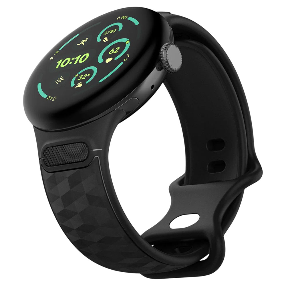 Řemínek Spigen Parallax pro Google Pixel Watch 45mm Series, Matná černá AMP10192