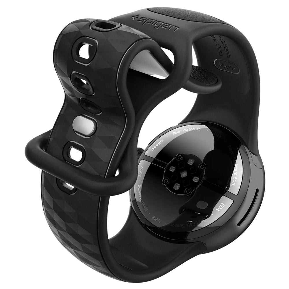 Řemínek Spigen Parallax pro Google Pixel Watch 45mm Series, Matná černá AMP10192