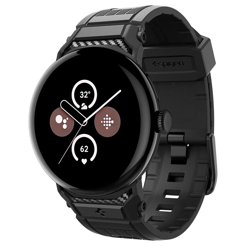 Řemínek Spigen Rugged pro Google Pixel Watch 41mm Series, černý AMP07556