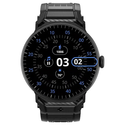 Řemínek Spigen Rugged pro Google Pixel Watch 45mm Series, černý AMP07600