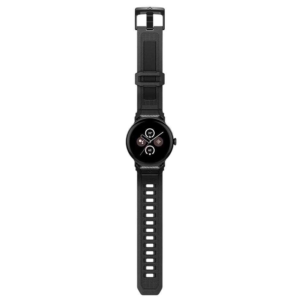 Řemínek Spigen Rugged pro Google Pixel Watch 45mm Series, černý AMP07600
