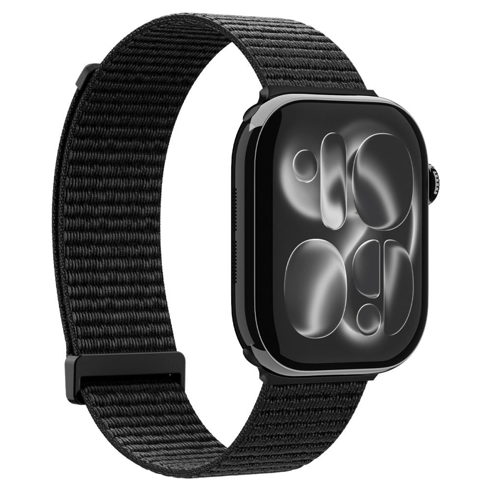 Řemínek Spigen WBF01 pro Apple Watch 49mm / 46mm / 45mm / 44mm Series, černý AMP11833