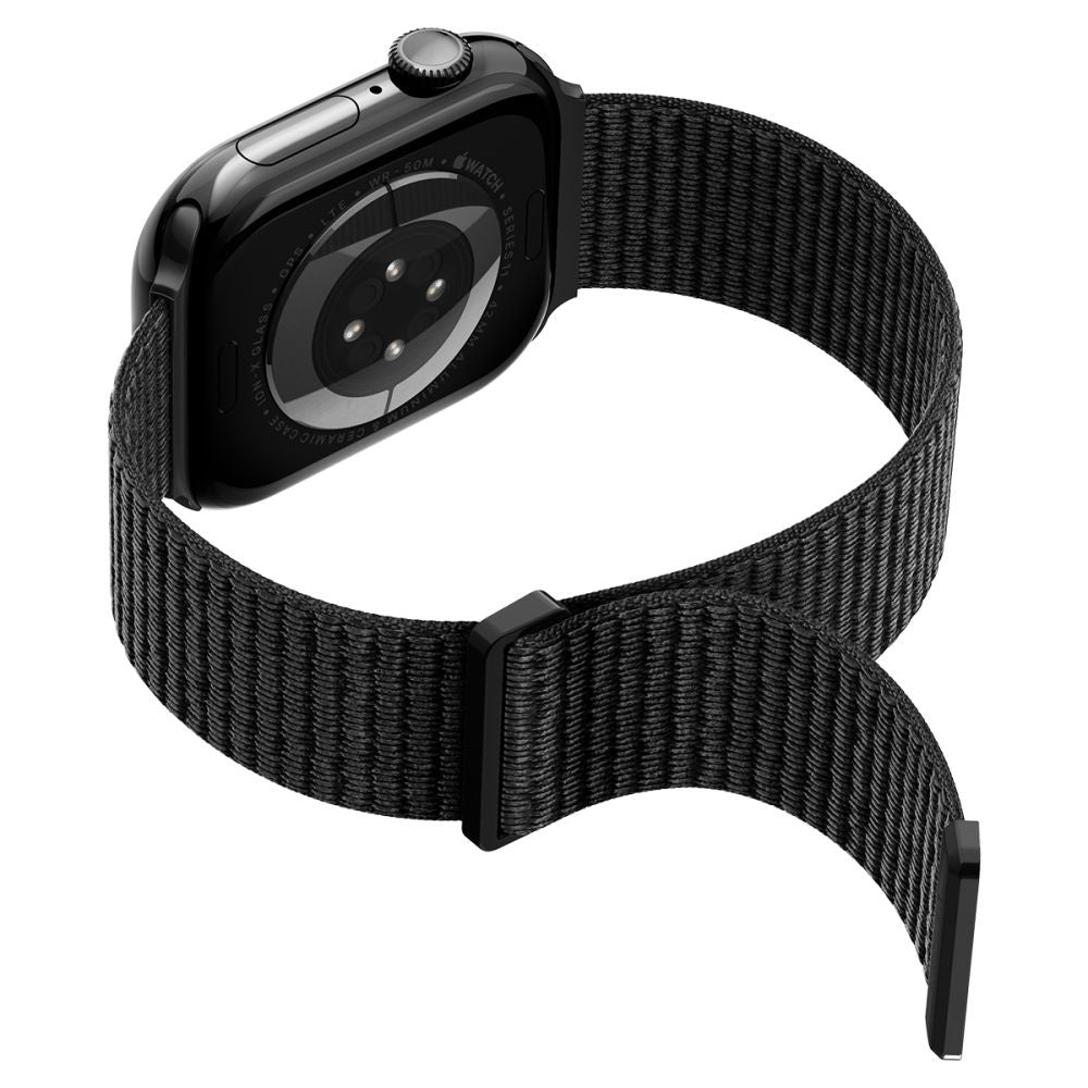 Řemínek Spigen WBF01 pro Apple Watch 49mm / 46mm / 45mm / 44mm Series, černý AMP11833