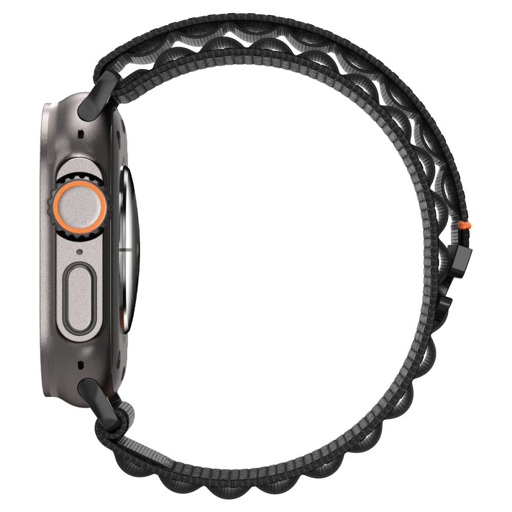 Popruh Spigen WBF1 pro Apple Watch 49mm / 46mm / 45mm / 44mm Series, Černá