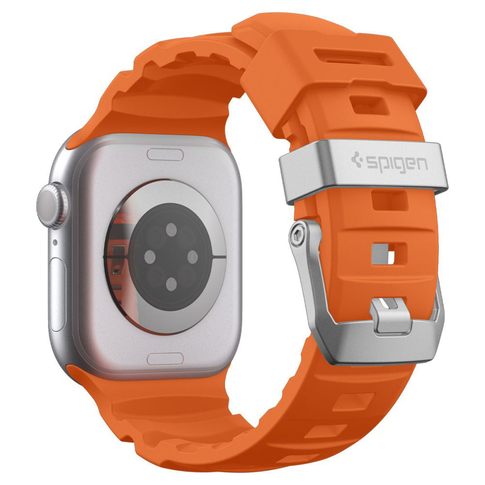 Řemínek Spigen WBS2 pro Apple Watch 49mm / 46mm / 45mm / 44mm Series, Oranžový