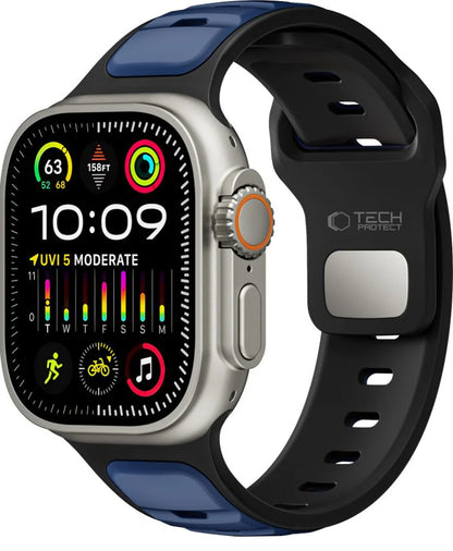 Řemínek Tech-Protect Iconband Line pro Apple Watch 49mm / 46mm / 45mm / 44mm Series, Námořnická modř