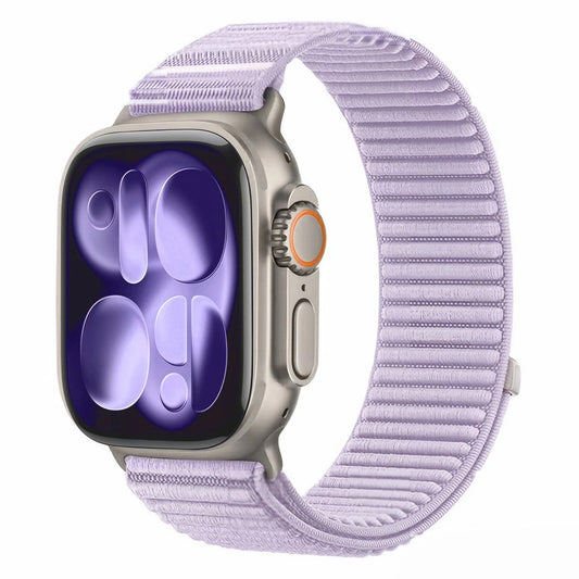 Řemínek Tech-Protect NylonLoop pro Apple Watch 49 mm / 46 mm / 45 mm / 44 mm Series, fialový