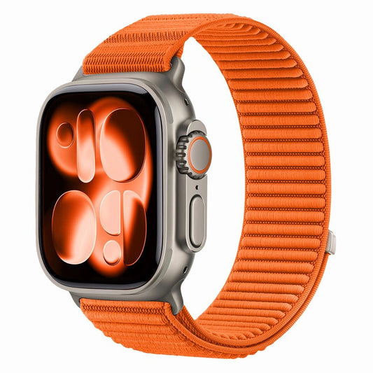 Řemínek Tech-Protect NylonLoop pro Apple Watch 49 mm / 46 mm / 45 mm / 44 mm Series, oranžový