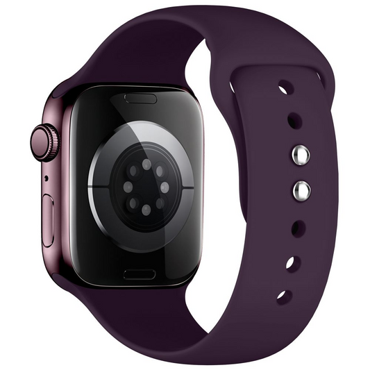 Řemínek Tech-Protect Silicone pro Apple Watch 49mm / 46mm / 45mm / 44mm Series, vínová