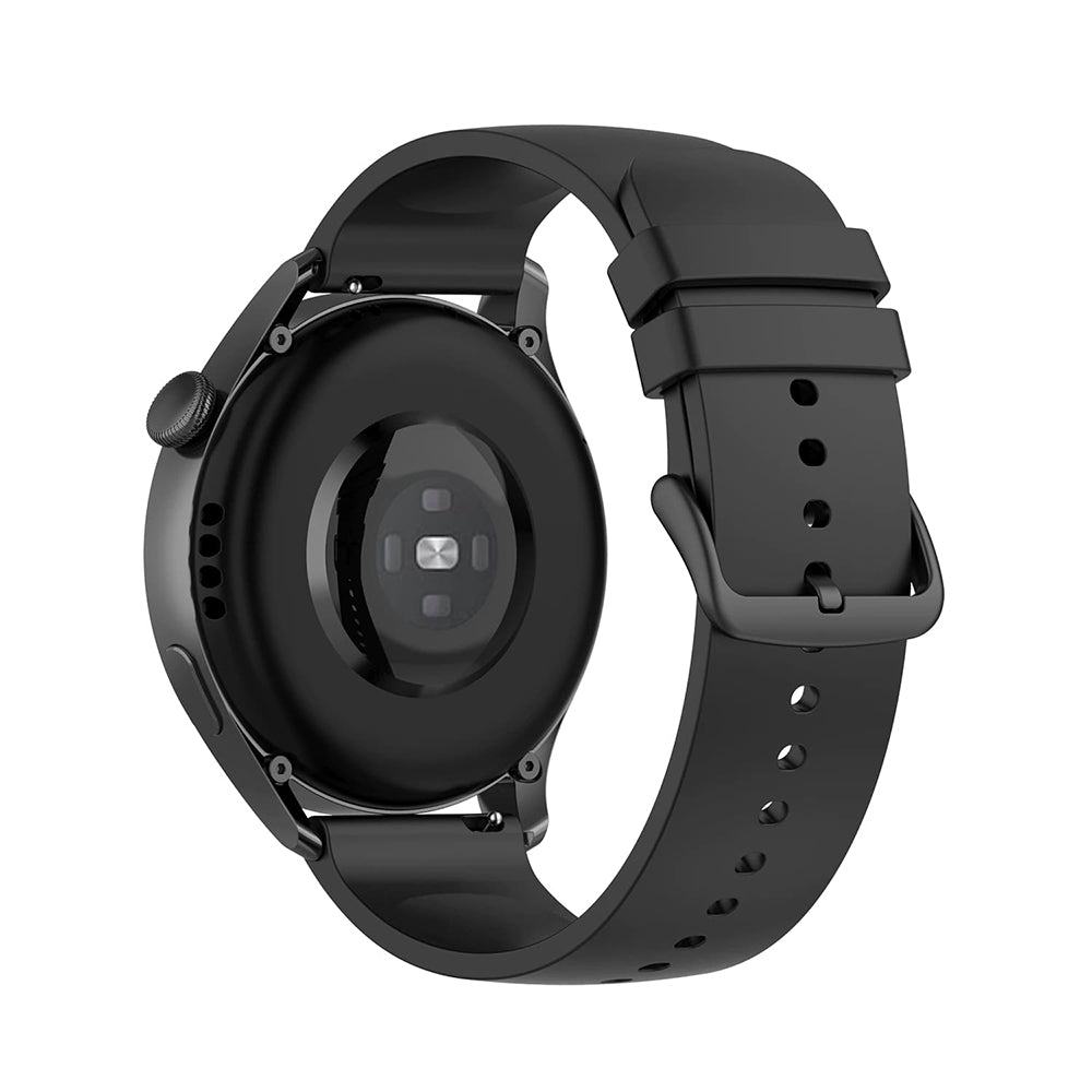 Techsuit W001 pásek pro Samsung Galaxy Watch / Huawei Watch Series, 20mm, Černý
