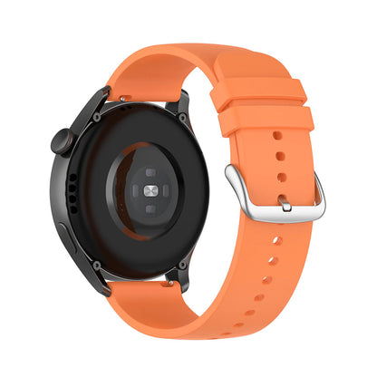 Techsuit W001 pásek pro Samsung Galaxy Watch / Huawei Watch Series, 22mm, Oranžový