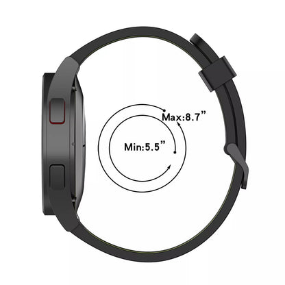 Techsuit W002 pásek pro Huawei Watch / Xiaomi Watch Series, 22mm, Černý