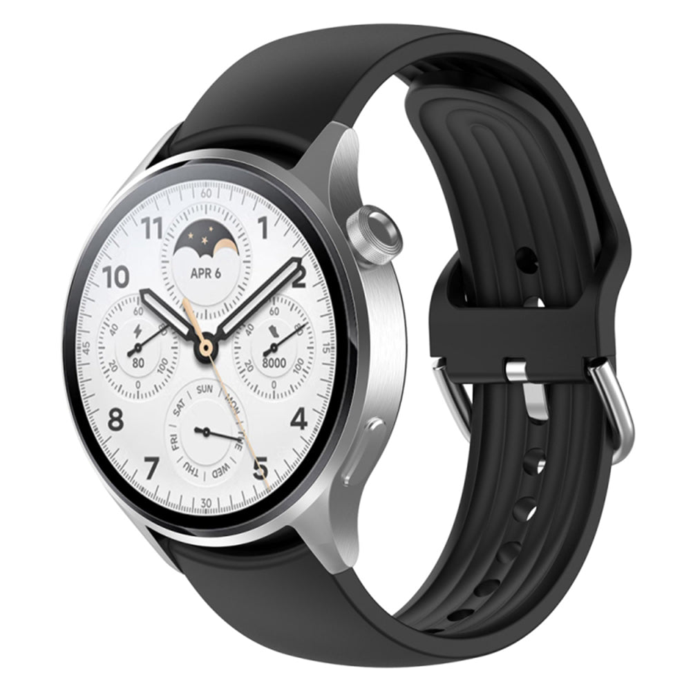 Techsuit W003 pásek pro Huawei Watch / Xiaomi Watch Series, 22mm, Černý