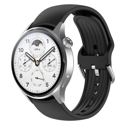 Techsuit W003 pásek pro Huawei Watch / Xiaomi Watch Series, 22mm, Černý