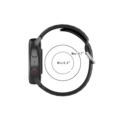 Techsuit W004 pásek pro Samsung Galaxy Watch / Huawei Watch Series, 20mm, Černý