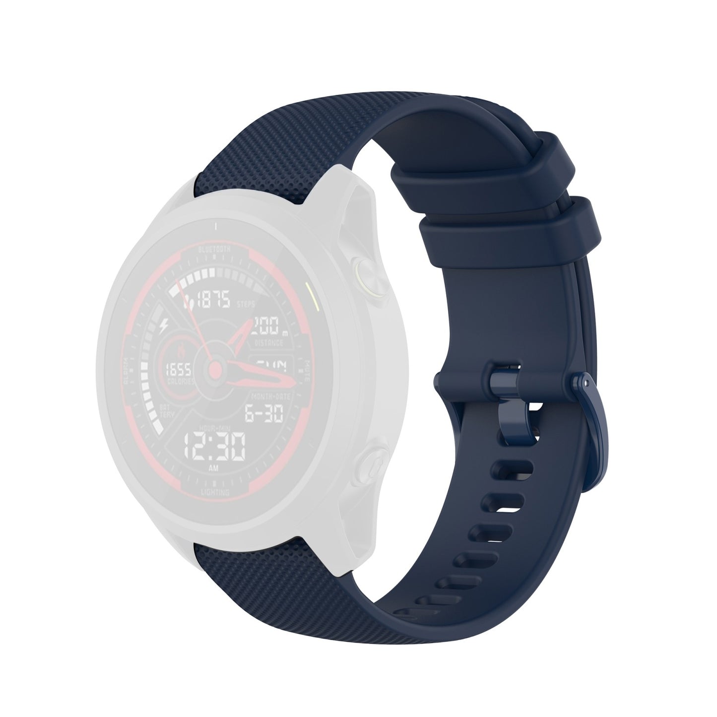 Techsuit W006 pásek pro Samsung Galaxy Watch / Huawei Watch Series, 22mm, Modrý