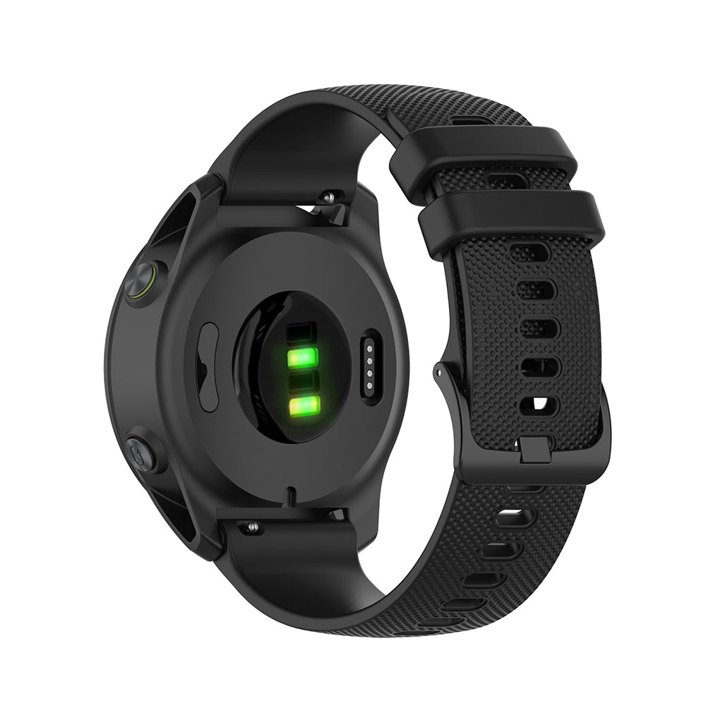 Techsuit W006 pásek pro Samsung Galaxy Watch / Huawei Watch Series, 22mm, Černý