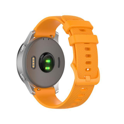 Techsuit W006 řemínek pro Samsung Galaxy Watch / Huawei Watch Series, 22mm, Oranžový