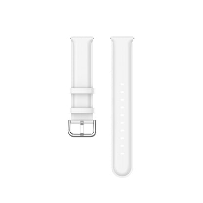 Techsuit W007PU pásek pro Samsung Galaxy Watch / Huawei Watch Series, 20mm, Bílá