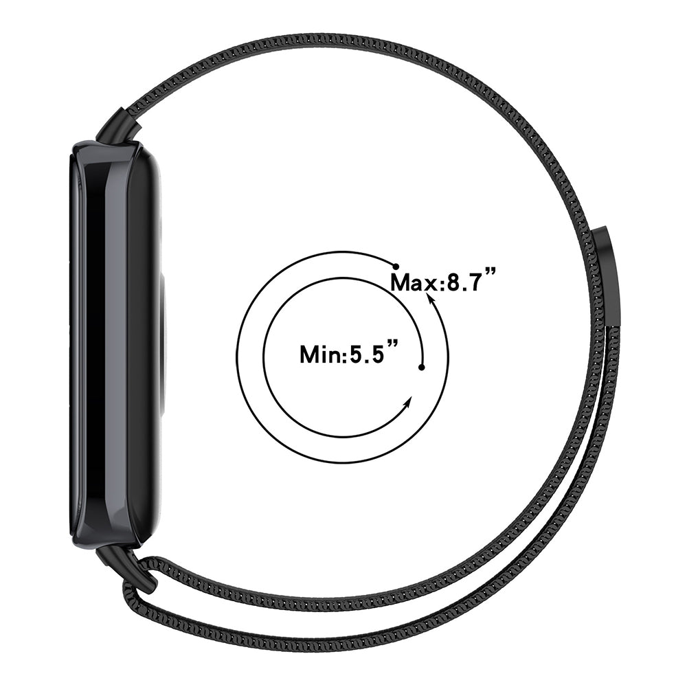 Pásek Techsuit W009 pro Honor Band 9, Černý