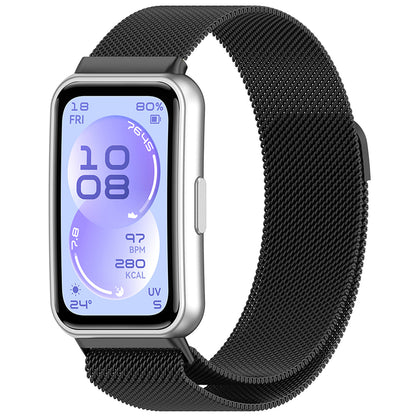 Popruh Techsuit W009 pro Huawei Band 11 / 11 Pro, Černý