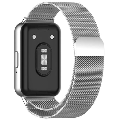 Řemínek Techsuit W009 pro Samsung Galaxy Fit3 R39M, stříbrný