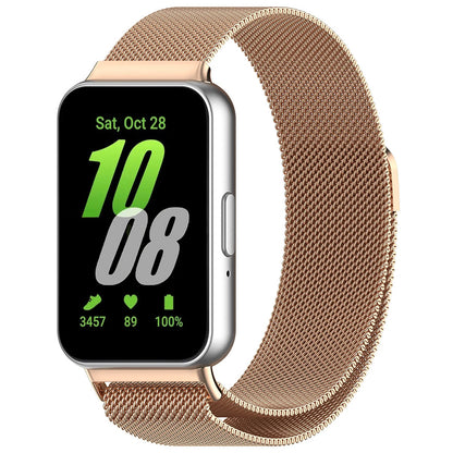 Řemínek Techsuit W009 pro Samsung Galaxy Fit3 R39M, Růžovo-zlatý