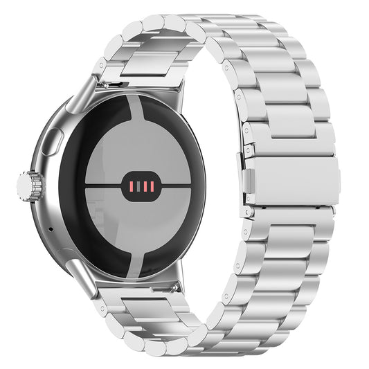 Techsuit W010 pásek pro Google Pixel Watch 4 45mm, Stříbrný