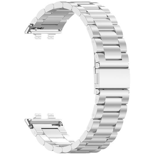 Techsuit W010 pásek pro Huawei Band 11 / 11 Pro, Stříbrný