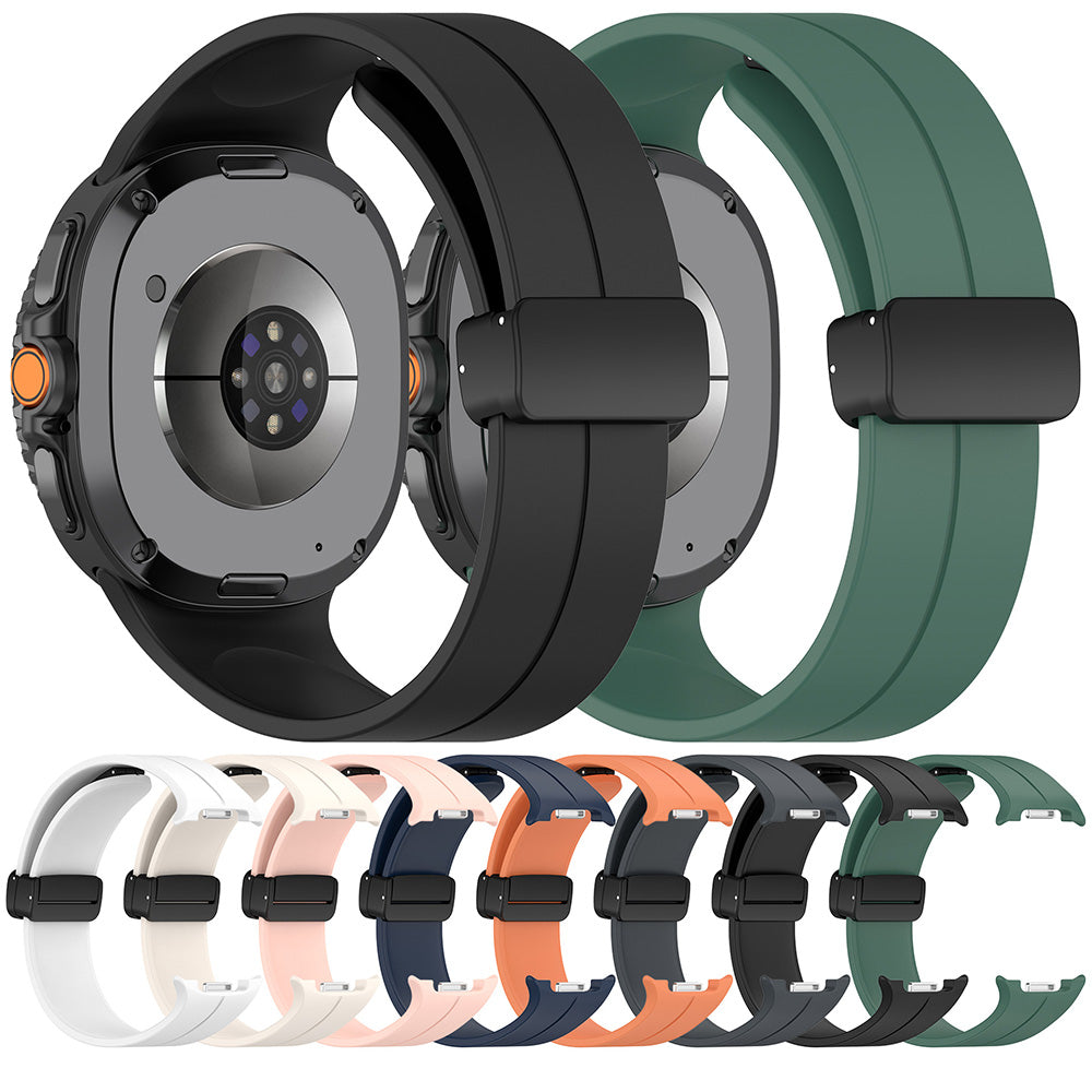 Techsuit W011 pásek pro Samsung Galaxy Watch 8 Classic / Watch8 44mm / Watch 8 40mm, Tmavě zelená