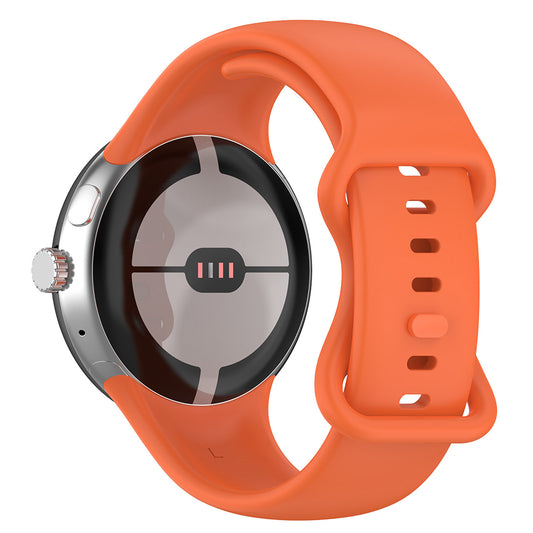 Řemínek Techsuit W031 pro Google Pixel Watch 4 41mm / Watch 3 41mm / Watch 2 / Watch, Oranžový