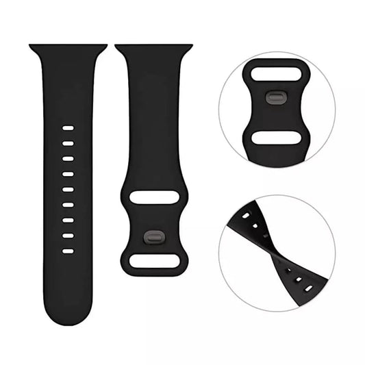 Techsuit W031 pásek pro Apple Watch 42mm / 41mm / 40mm / 38mm Series, černý
