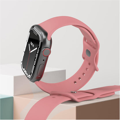 Techsuit W031 pásek pro Apple Watch 42mm / 41mm / 40mm / 38mm Series, Růžový