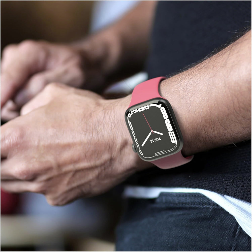 Techsuit W031 pásek pro Apple Watch 42mm / 41mm / 40mm / 38mm Series, Růžový