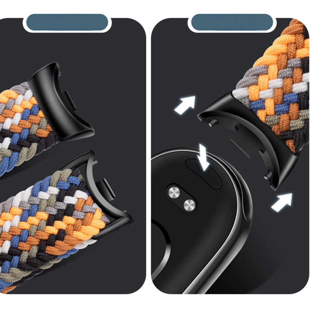 Curea Techsuit W032 pro Xiaomi Smart Band 9 / 8, Růžová