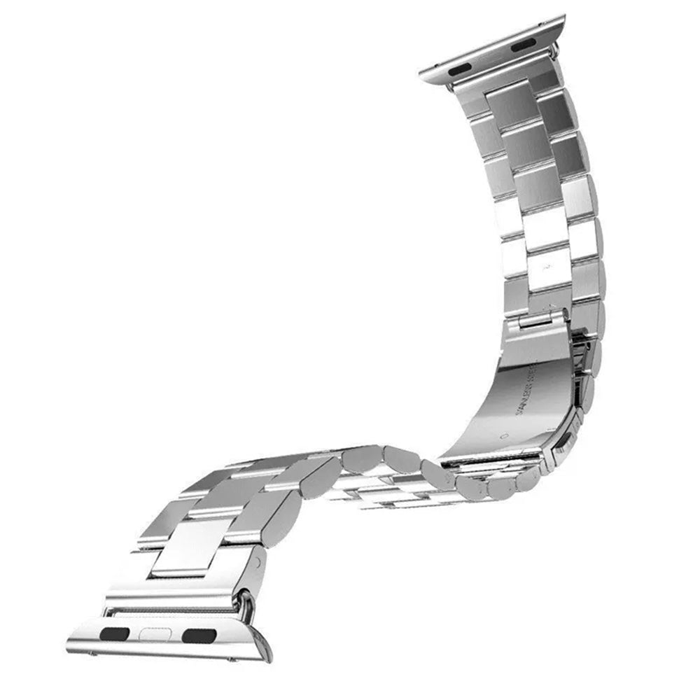 Techsuit W036 řemínek pro Apple Watch 42mm / 41mm / 40mm / 38mm Series, Stříbrný