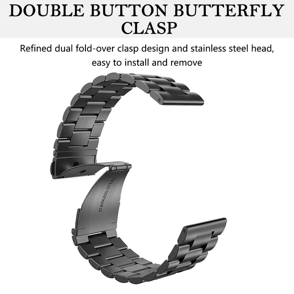 Techsuit W036 pásek pro Apple Watch 42mm / 41mm / 40mm / 38mm Series, černý